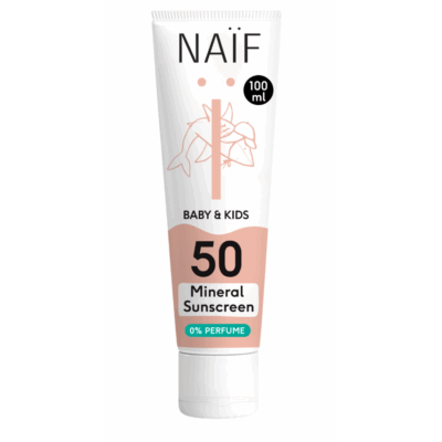 Mineral Sunscreen 0% perfume for Baby & Kids SPF50 100ML