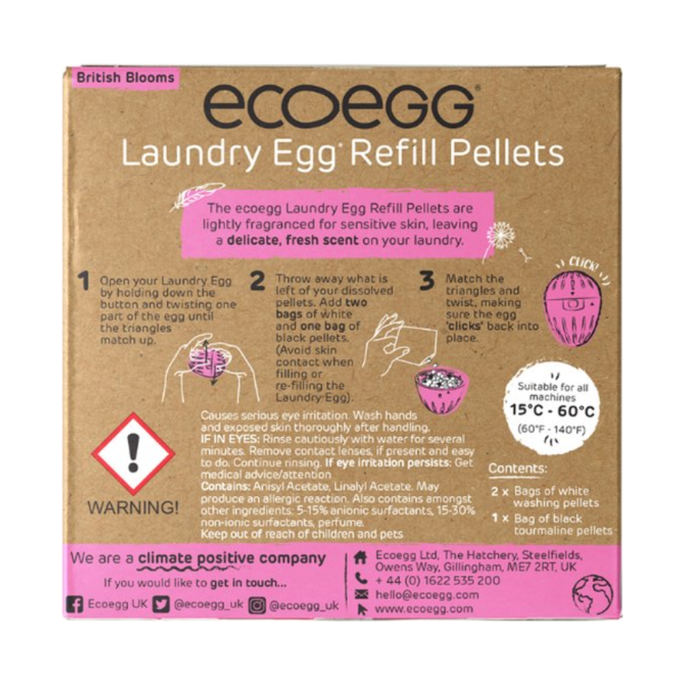 Ecoegg Wasbal Refill Pellets Spring Blossom - 50 st. – extra afbeelding 1