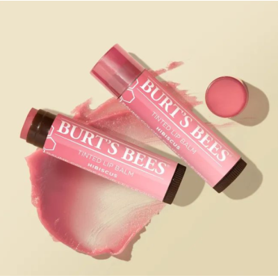 Burt’s Bees Tinted Lip Balm Hibiscus – extra afbeelding 1