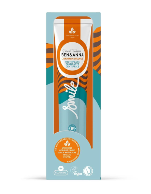 Ben & Anna Toothpaste Smile with Fluoride Cinnamon Orange - 75ml – extra afbeelding 2