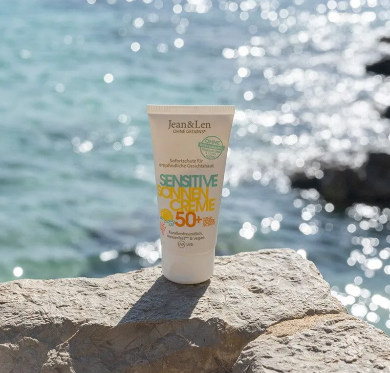 Jean & Len Zonnecremé gezicht LSF 50+ - 50 ml – extra afbeelding 4