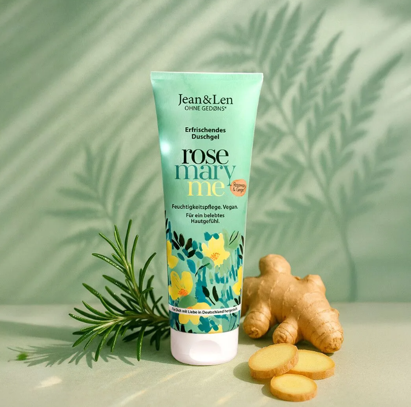 Jean & Len Douche gel Rosemary Ginger - 250 ml – extra afbeelding 1