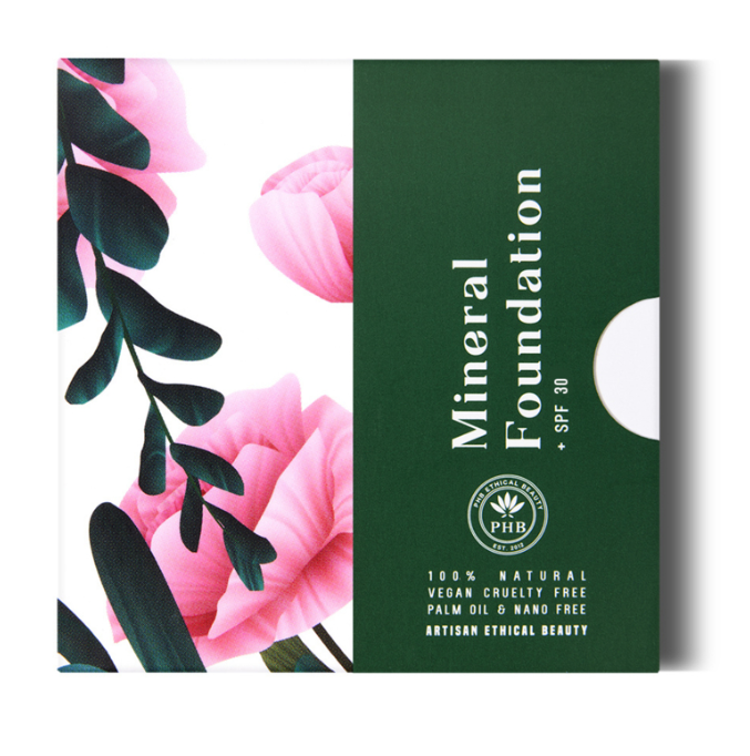 PHB Ethical Beauty Pressed Mineral Foundation - Porcelain - 16g – extra afbeelding 1