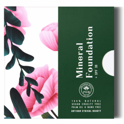 PHB Ethical Beauty Pressed Mineral Foundation - Caramel – extra afbeelding 1