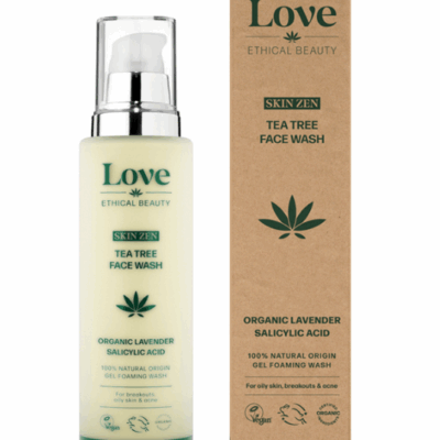 Love Ethical Beauty Skin Zen balance Tea Tree Face Wash – extra afbeelding 1
