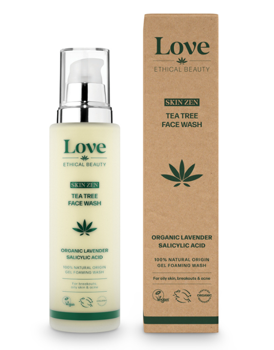 Love Ethical Beauty Skin Zen balance Tea Tree Face Wash - 100 ml – extra afbeelding 1