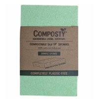 Composty Magic 'Pop-Up' Eco Sponges - Groen – hoofdafbeelding