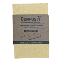 Composty Magic 'Pop-Up' Eco Sponges - Geel – hoofdafbeelding