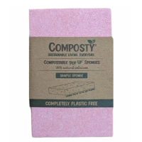 Composty Magic 'Pop-Up' Eco Sponges - Roze – hoofdafbeelding