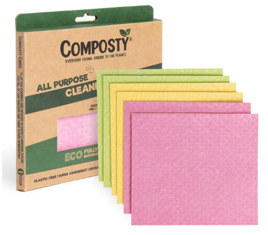 Composty Super Absorbent Eco 'Swedish Dishcloths' - 6 st. – extra afbeelding 1
