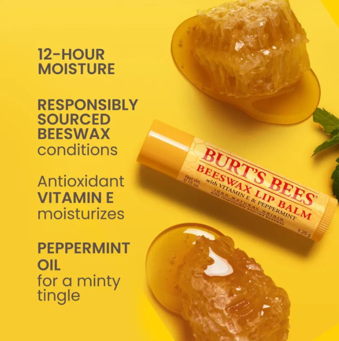 Burt’s Bees Lip Balm Beeswax - 4,25g – extra afbeelding 2