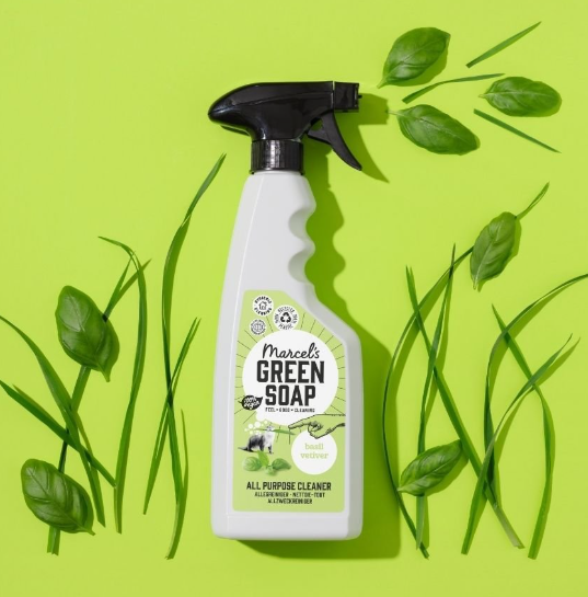 Marcel's Green Soap Allesreiniger Spray Basilicum & Vetiver - 500 ml – extra afbeelding 2