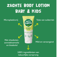 Happy Earth Zachte Body Lotion Baby & Kids – extra afbeelding 1