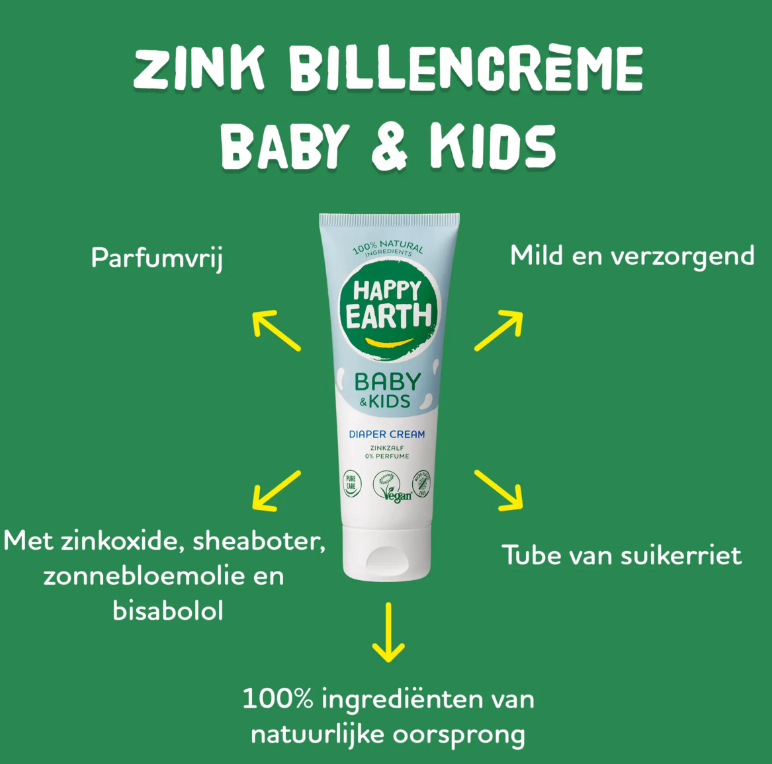 Happy Earth Billencrème Baby - 75 ml – extra afbeelding 1