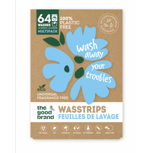 Wasstrips Scent free 64 wasbeurten