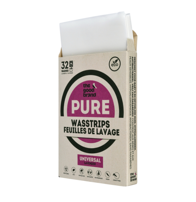 The Good Brand Wasstrips Lavender - 32 st. – extra afbeelding 1