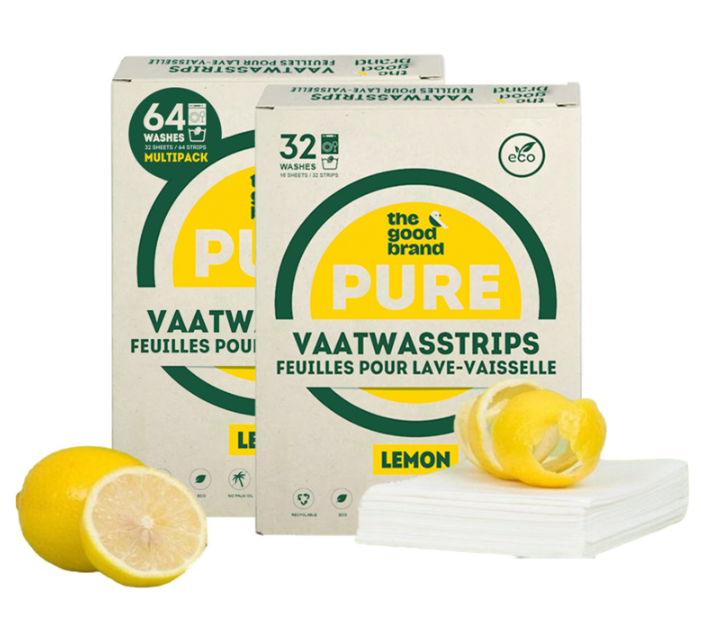The Good Brand Vaatwasstrips Lemon Multipack - 32 st. – extra afbeelding 1