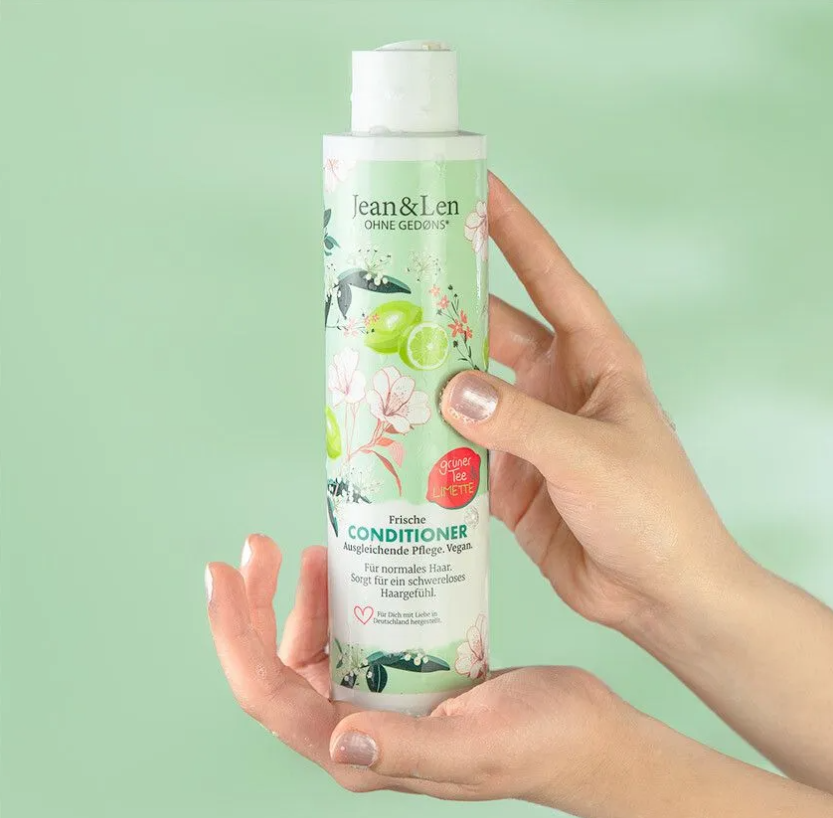 Jean & Len Conditioner met Groene Thee & Limoen – 300 ml – extra afbeelding 1