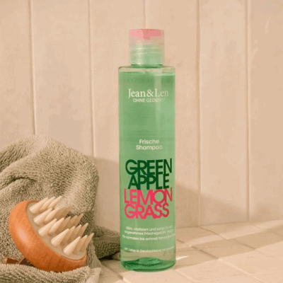 Jean & Len Shampoo met Groene Appel & Citroengras – extra afbeelding 2