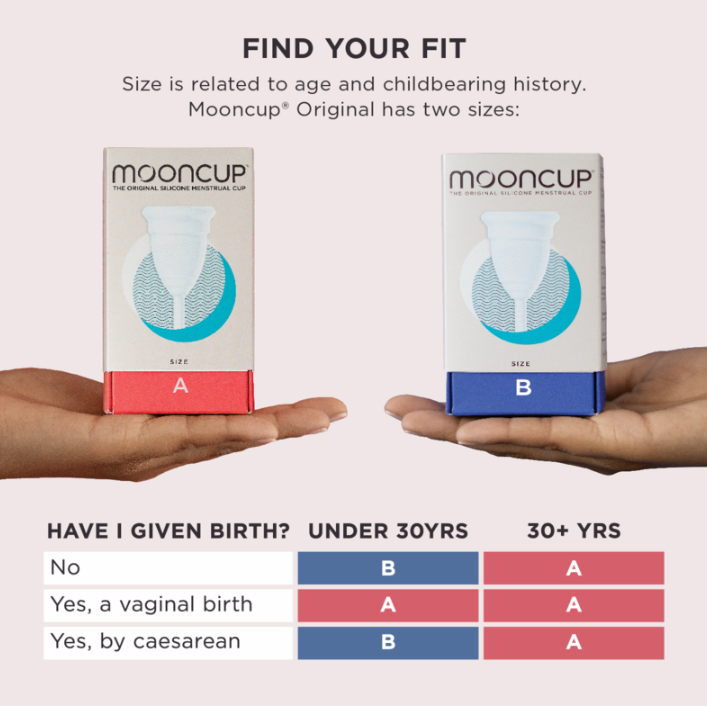&SISTERS De Mooncup Original menstruatiecup - B - 1 st. – extra afbeelding 3