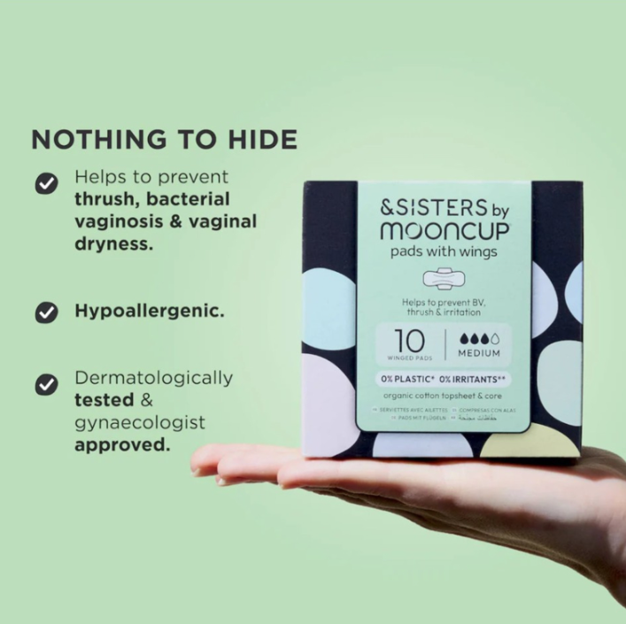 &SISTERS Pads met Vleugels - Medium - 10 st. – extra afbeelding 2