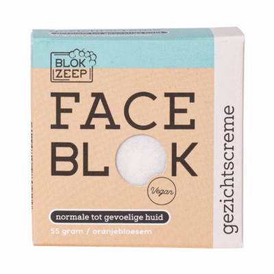 Blokzeep Gezichtscrème Bar - Zachte Oranjebloesem – extra afbeelding 1