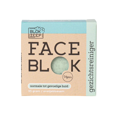 Blokzeep Gezichtsreiniger Bar - Zachte Oranjebloesem – extra afbeelding 1