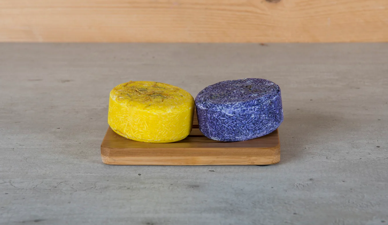 HappySoaps Zeephouder van Bamboe voor twee Shampoo Bars of Zeep - 1 st. – extra afbeelding 2