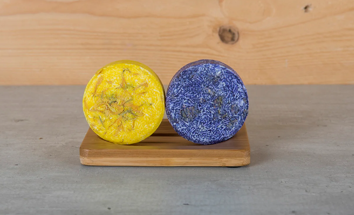 HappySoaps Zeephouder van Bamboe voor twee Shampoo Bars of Zeep - 1 st. – extra afbeelding 1