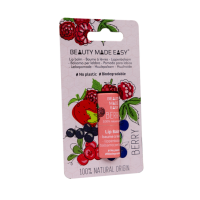 Beauty Made Easy Papertube lipbalm - Berry – extra afbeelding 3