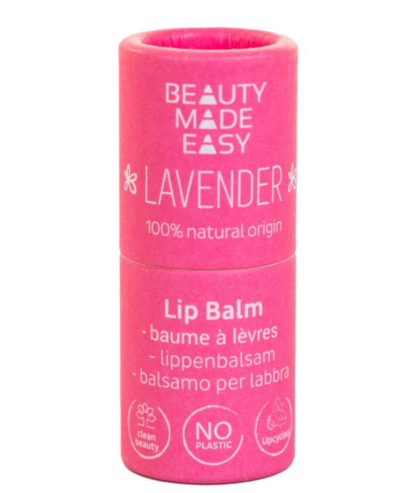 Beauty Made Easy Papertube lipbalm - Lavender - 6g – extra afbeelding 1
