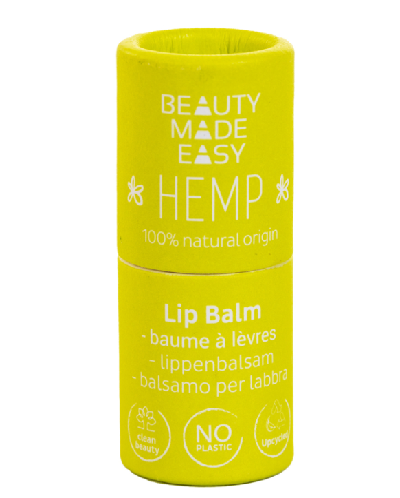 Beauty Made Easy Papertube lipbalm - HEMP - 6g – extra afbeelding 1