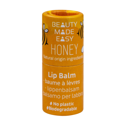Beauty Made Easy Papertube lipbalm - Honey – extra afbeelding 1