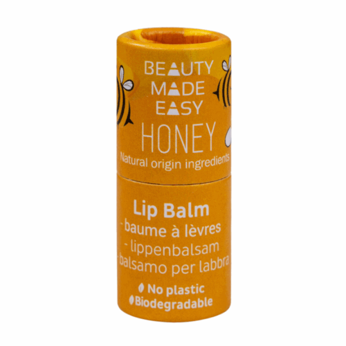 Beauty Made Easy Papertube lipbalm - Honey – extra afbeelding 1