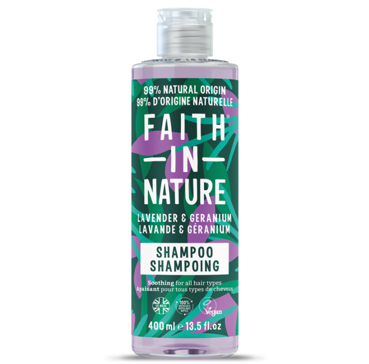 Shampoo Lavender & Geranium - 400 ml – hoofdafbeelding