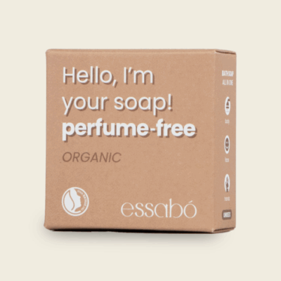 Essabó Organic Soap Bar- Perfume-free – extra afbeelding 1