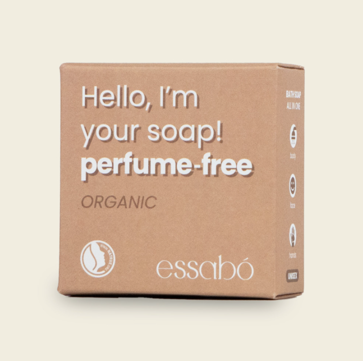 Essabó Organic Soap Bar- Perfume-free - 120g – extra afbeelding 1