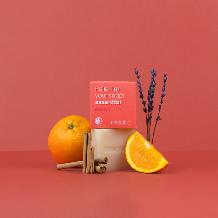 Organic Soap Bar- Essential - 120g – hoofdafbeelding