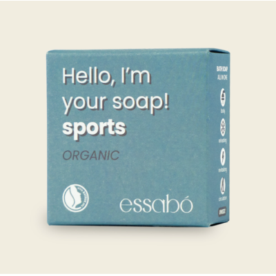Essabó Organic Soap Bar - Sports – extra afbeelding 1