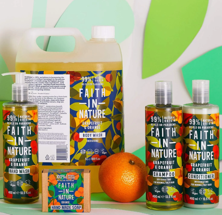 Faith in Nature Shampoo Grapefruit & Orange - 400 ml – extra afbeelding 3