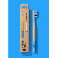Hydrophil Premium Tandenborstel Bamboe Medium – extra afbeelding 1