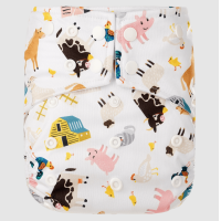 HappyBear Diapers Pocketluier (Farm Animals) – hoofdafbeelding
