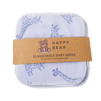 HappyBear Diapers Babydoekjes (Blue Giraffe) – hoofdafbeelding