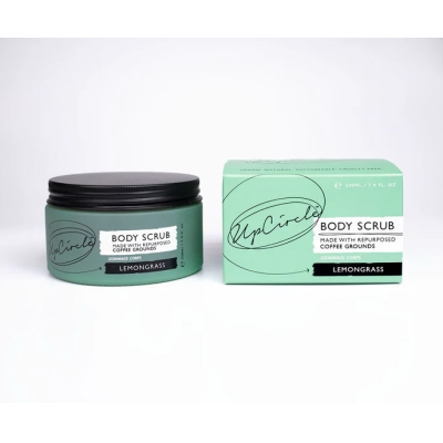 Lemongrass Body Scrub with Coffee + Shea Butter 200ml