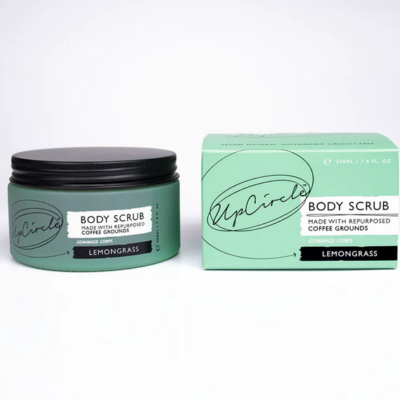 Lemongrass Body Scrub with Coffee + Shea Butter 200ml