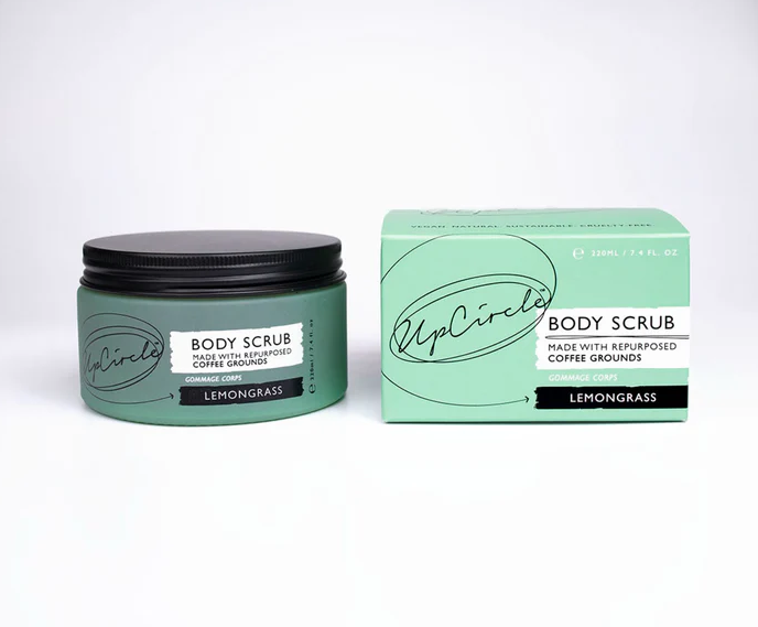 UpCircle Lemongrass Body Scrub with Coffee + Shea Butter – hoofdafbeelding