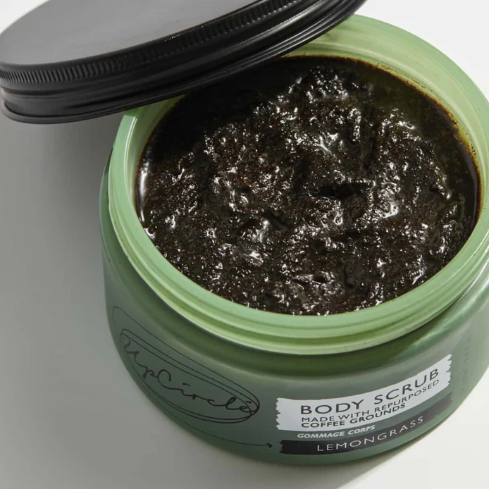 Lemongrass Body Scrub with Coffee + Shea Butter 200ml
