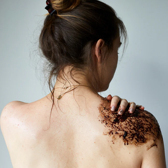 Lemongrass Body Scrub with Coffee + Shea Butter 200ml