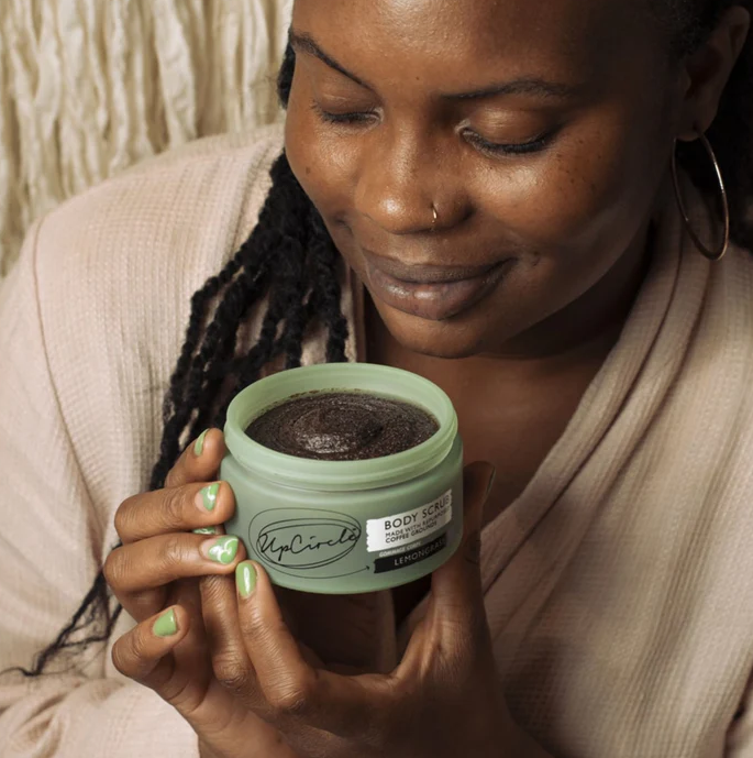 Lemongrass Body Scrub with Coffee + Shea Butter 200ml