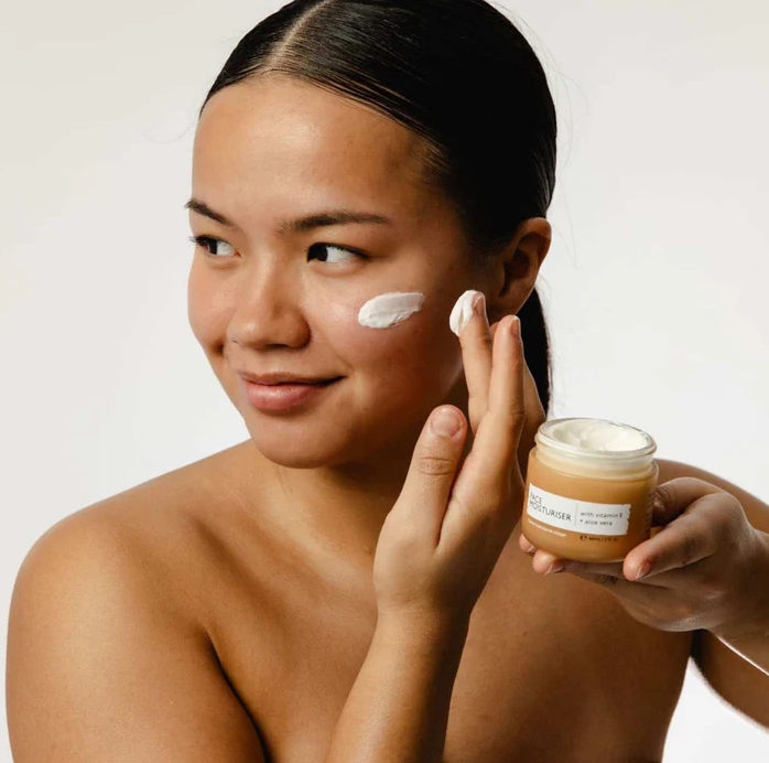 FACE MOISTURISER WITH VITAMIN E + ALOE VERA 60ML